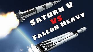 Image result for Falcon Heavy vs Saturn 5