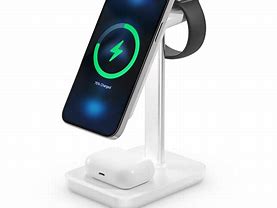 Image result for Wireless Charging Station with Place for Keys and Wallet and Over Ear Headphones