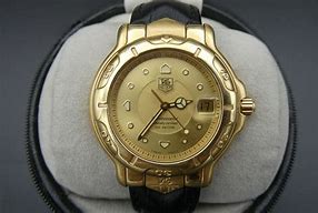 Image result for Tag Heuer 18K Gold Watch