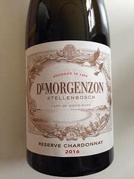Image result for DeMorgenzon Chardonnay Reserve
