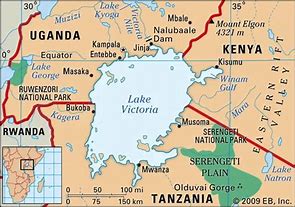 Image result for Map of Kenya with Lake Victoria