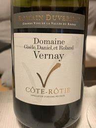 Image result for Romain Duvernay Cote Rotie Gisele Daniel Roland Vernay