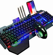 Image result for Wireless Keyboard and Mouse with Fingerprint Reader