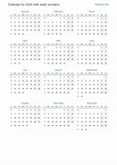 Image result for 2024 Calendar with Weeks
