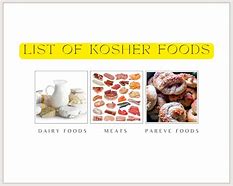 Image result for Kosher Food List USA