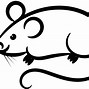Image result for Outline of a Old Mouse Laying Down