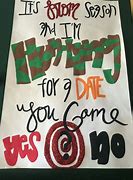Image result for Check Yes or No Homecoming Sign