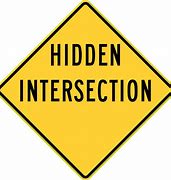 Image result for Hidden Intersection Sign