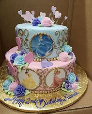 Image result for Disney Princess 2 Tier Cake