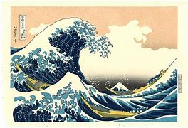 Image result for Hokusai Woodcut