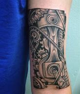 Image result for Piston Tattoo
