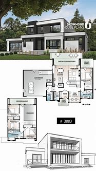 Image result for Free Modern House Plans