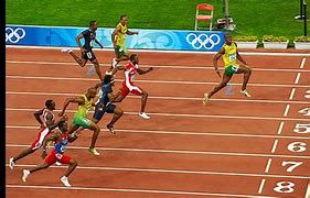 Image result for Usain Bolt 100-Meter Dash
