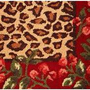 Image result for Red Animal Print Rugs