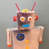 Image result for How to Make a Recycled Robot Book