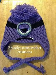 Image result for Purple Minion Crochet Hat Pattern