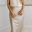 Image result for Clay Color Silk Skirt