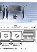 Image result for Kitchen Sink Dimensions Standard