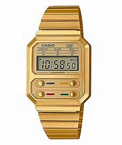 Image result for Casio Vintage Retro Gold Digital Watch