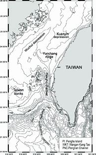 Image result for Geography of Taiwan Strait