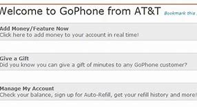 Image result for AT&T GoPhone Account