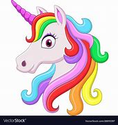 Image result for Rainbow Unicorn Vector