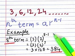 Image result for Geometric Sequence and Series