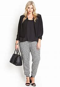 Image result for Plus Size Joggers for Women