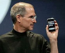 Image result for Steve Jobs Presenting iPhone