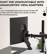 Image result for Samsung 32 Curved Monitor Mount