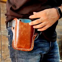 Image result for Cell Phone Belt Holder Leather