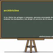 Image result for architriclino