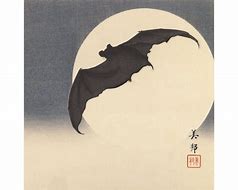 Image result for Japanese Bat Art