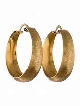 Image result for 18K Gold Hoop Earrings