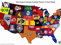 Image result for College Football University Map