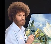 Image result for Funny Bob Ross Painting