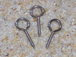Image result for Small Stainless Steel Screw Eyes