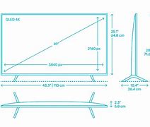 Image result for 48 Inch Flat Screen TV Dimensions