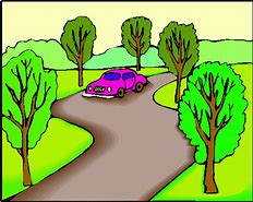 Image result for Car Driving Down Road Clip Art