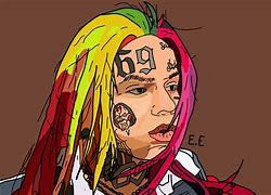 Image result for 6Ix9ine Cartoon Drawing