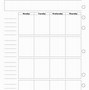 Image result for Month Planner Template