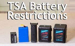 Image result for TSA Lithium Battery