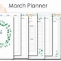 Image result for March Traker Template Printable
