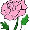 Image result for Pink Rose Clip Art