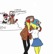 Image result for Ukraine X Russia Countryhumans