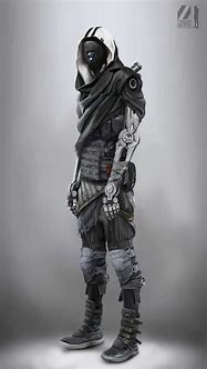 Image result for Cyberpunk Character Concept Art