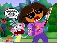 Image result for Roblox Dora the Explorer Memes