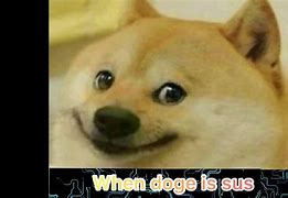 Image result for Sus Doge Meme