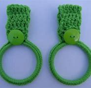 Image result for Crochet Hanging Dish Towel Holder