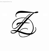 Image result for Calligraphy Letter Z Tattoo